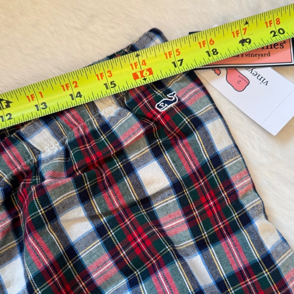 NWT Vineyard Vines Women’s Green and Plaid Pajama Set / Bundle - Picture 5 of 7